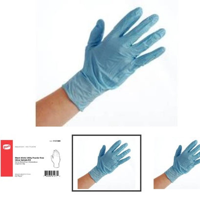 Don Powder-Free Nitrile Utility Gloves Blue